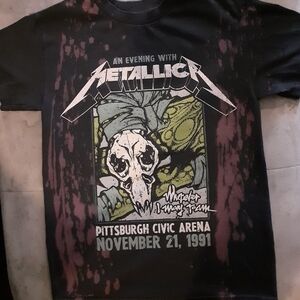 Black and Pink Graphic Tee